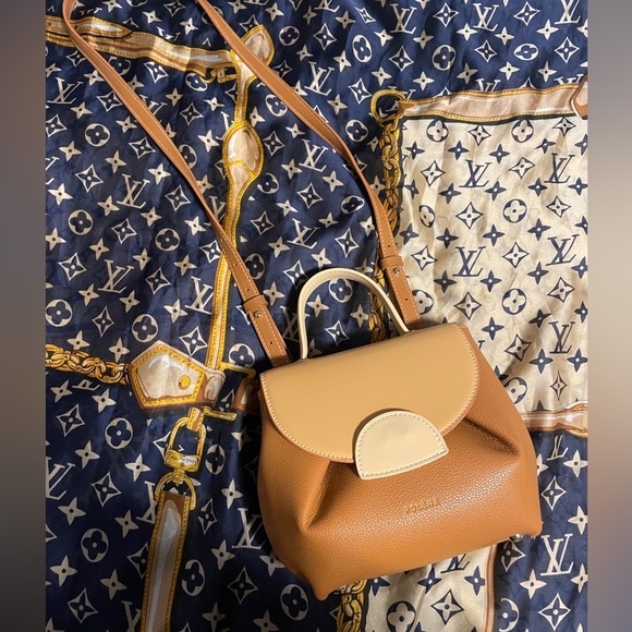 Polene Tan and Cream Mini Bag - Picture 7 of 11